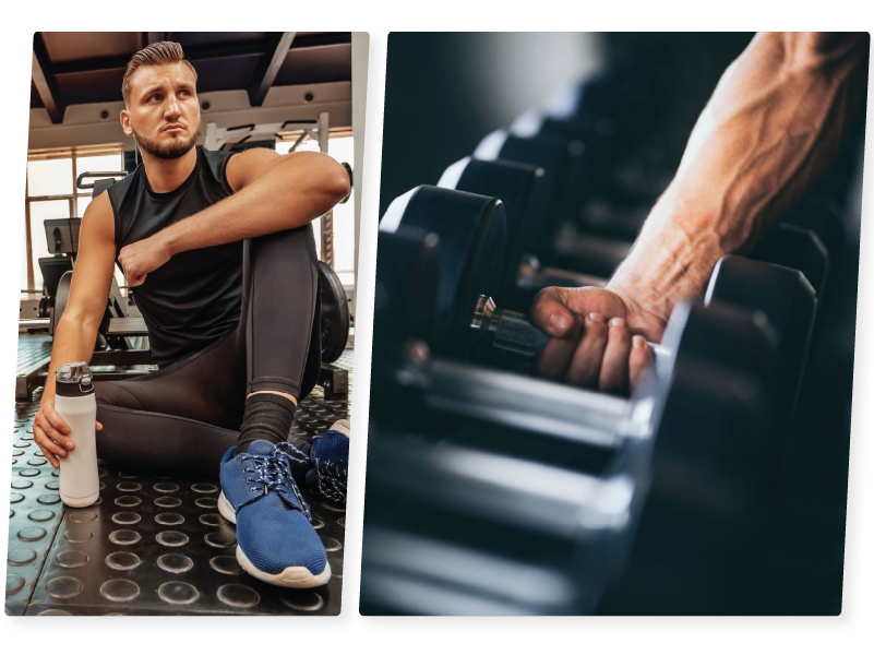 Men with optimized testosterone.